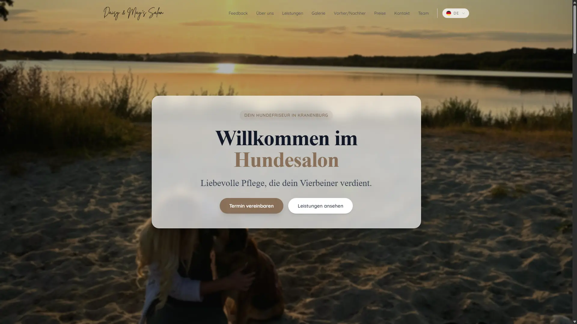 Screenshot of Daisy May's Salon